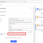 Screenshot of SAP OData connector authentication experience with Azure APIM